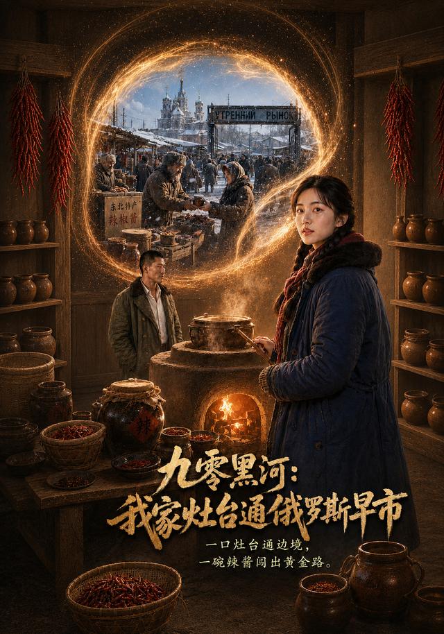 九零黑河我家灶台通俄罗斯早市（蓝光）