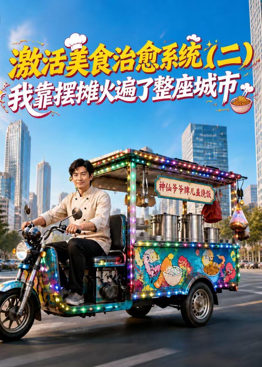 激活美食治愈系统我靠摆摊火遍了整座城市二（蓝光）