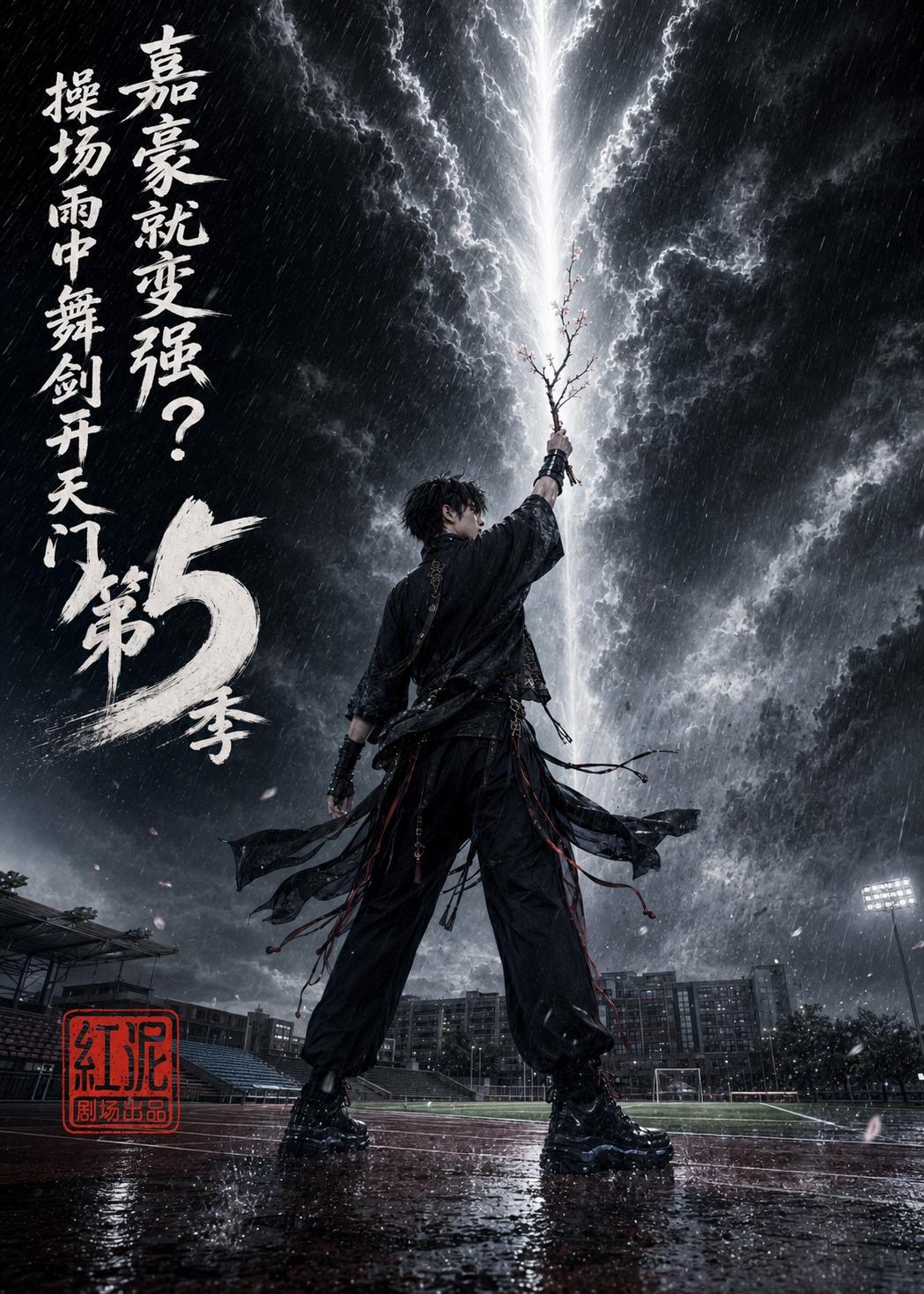 嘉豪就变强操场雨中舞剑开天门第五季（蓝光）