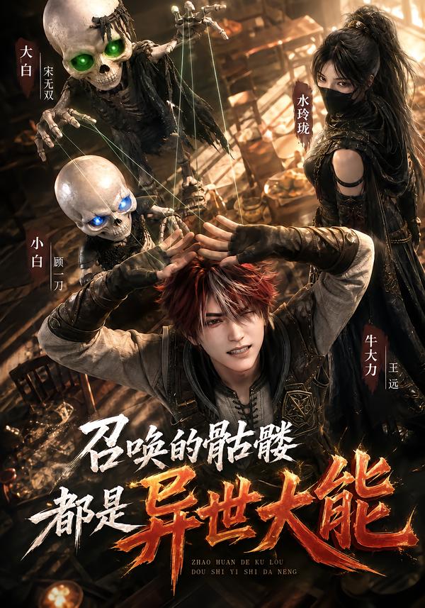 召唤的骷髅都是异世大能(蓝光)