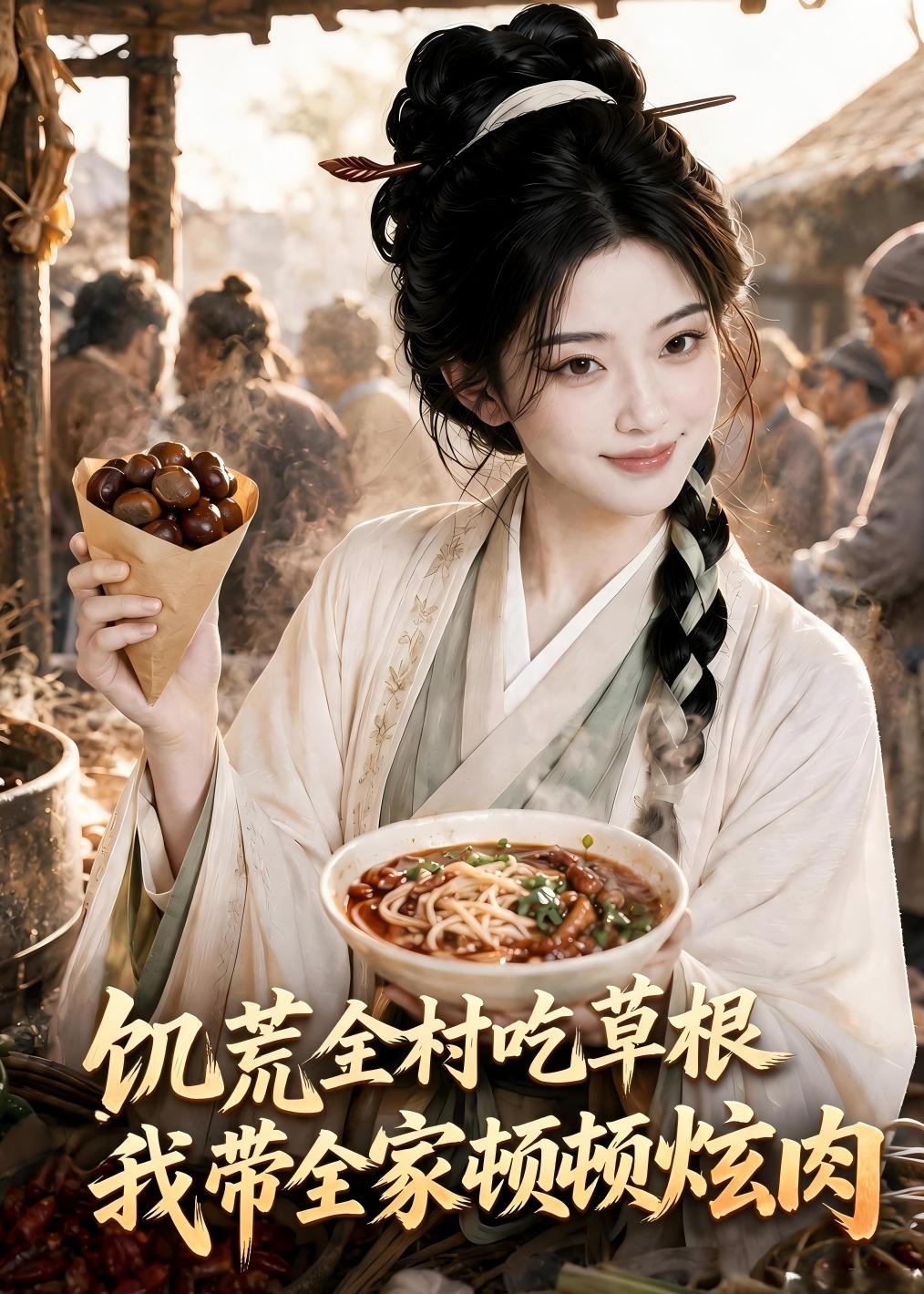 饥荒全村吃草根我带全家顿顿炫肉（4K）