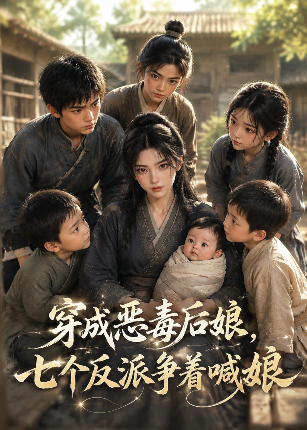 穿成恶毒后娘七个反派争着喊娘（蓝光）