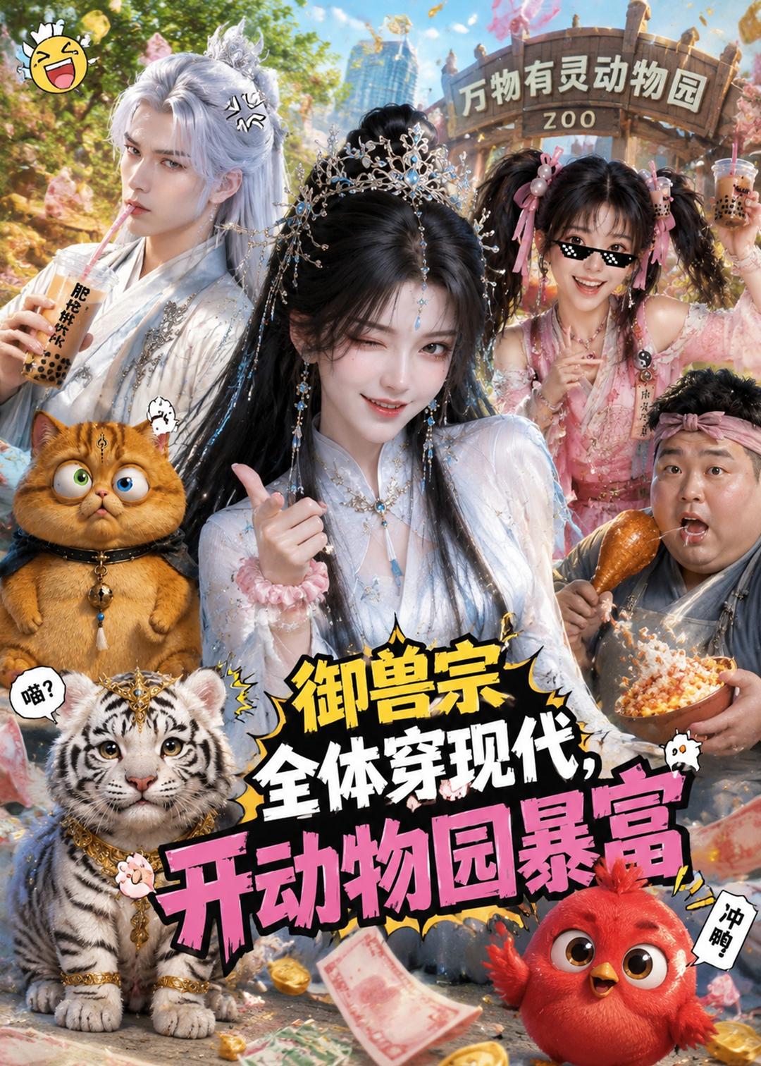 御兽宗全体穿现代开动物园暴富（1080）