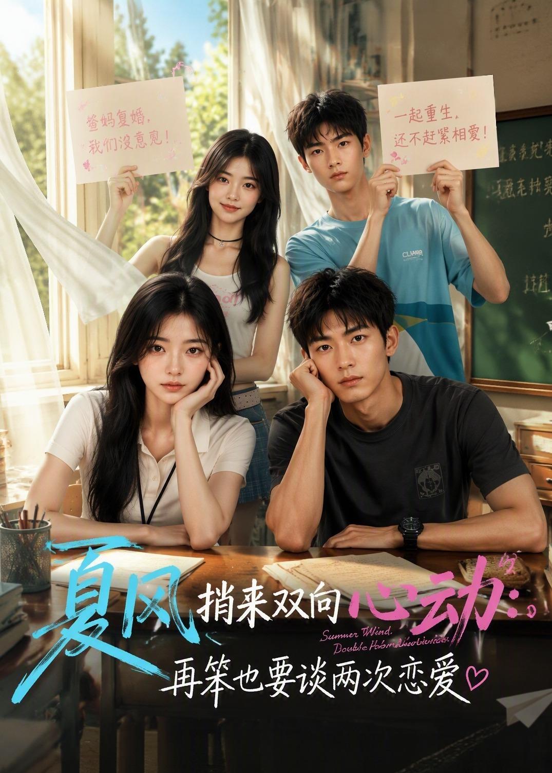 夏风捎来双向心动再笨也要谈两次恋爱（蓝光）