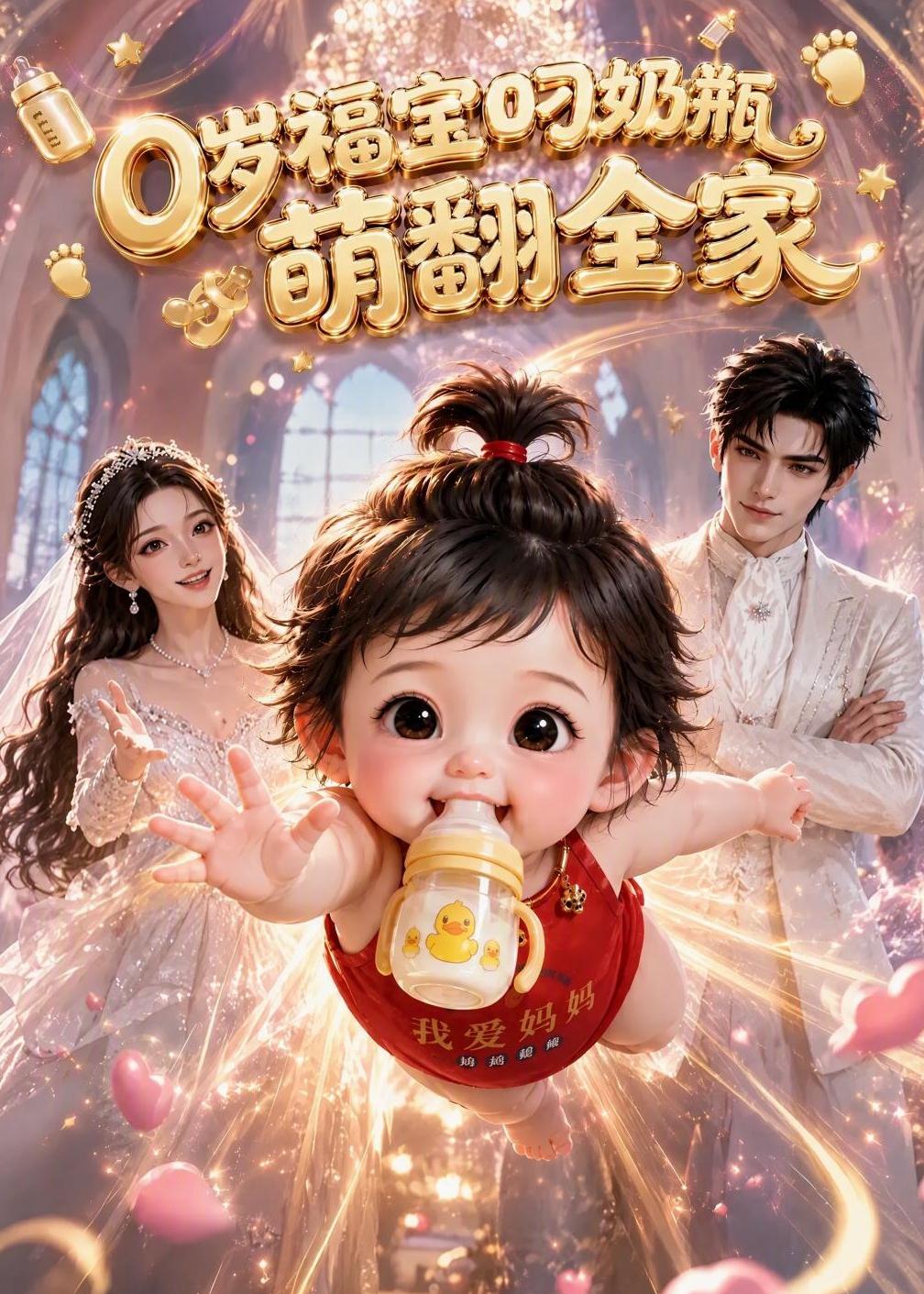 0岁福宝叼奶瓶萌翻全家(蓝光)