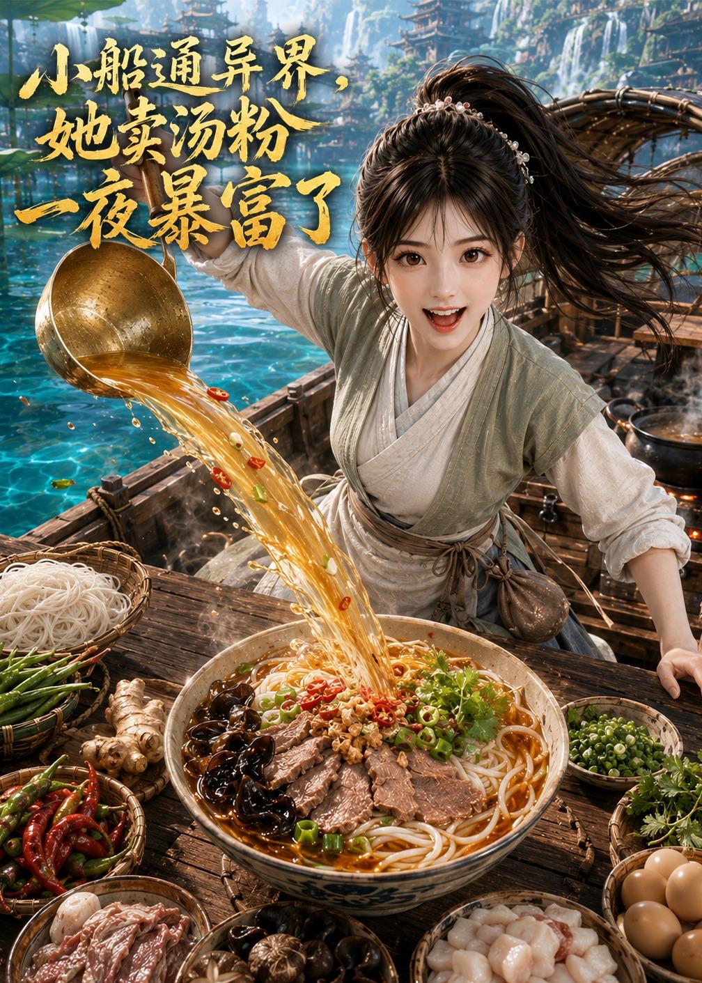 小船通异界她卖汤粉一夜暴富了（4K）